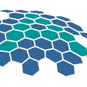 Aptira brand hexagons